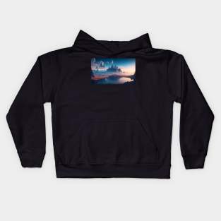 Natural landscape on another planet Kids Hoodie